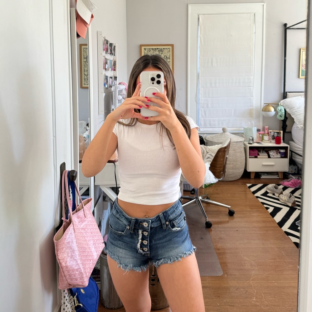 lizard thicket jean shorts xs